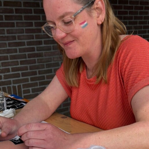 Schminker Zwolle  (NL) Glittertattoo's by Yvonne