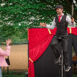 Kindervoorstelling Scherpenheuvel-Zichem  (BE) Proef  (one man circus)