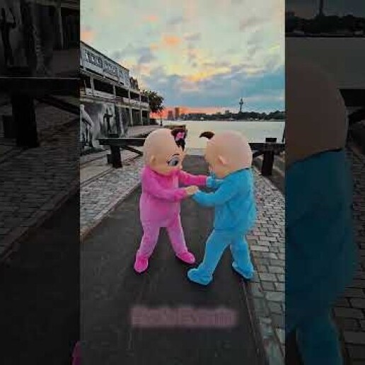 Pink & Blue Baby Dolls – Mascot Act