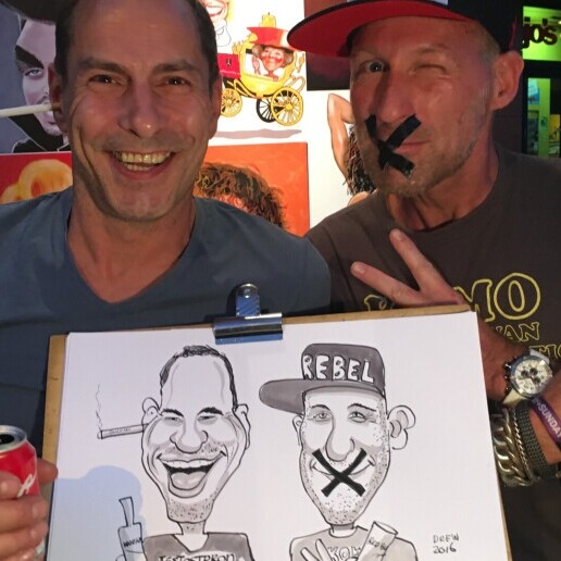Artist Mook  (NL) Karikatuurtekenaar DREW
