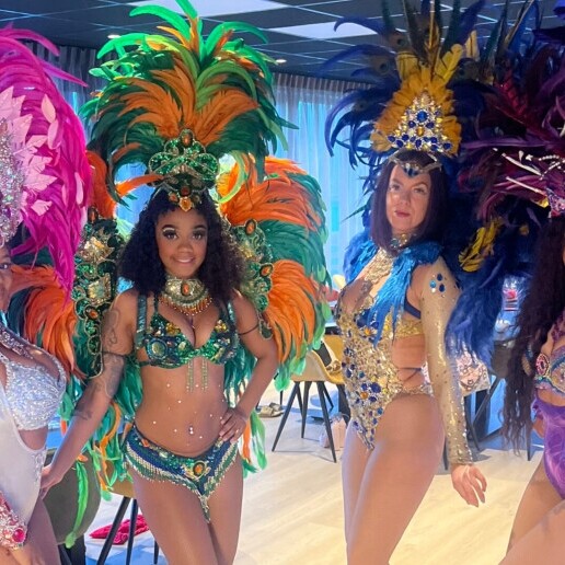 Dance group Rotterdam  (NL) Samba/Limbo Show: Migenia Tropical Show