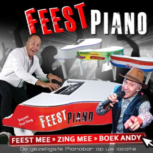 Band Elshout  (NL) Feest Piano pianoshow