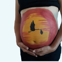 ElkeDagFeest: Een BellyPaint babyshower