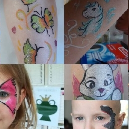 Face painting in any theme