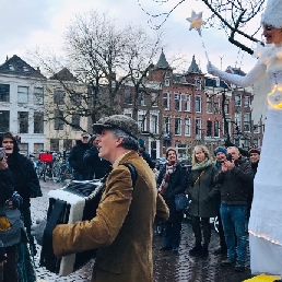 Kerst Engel op stelten