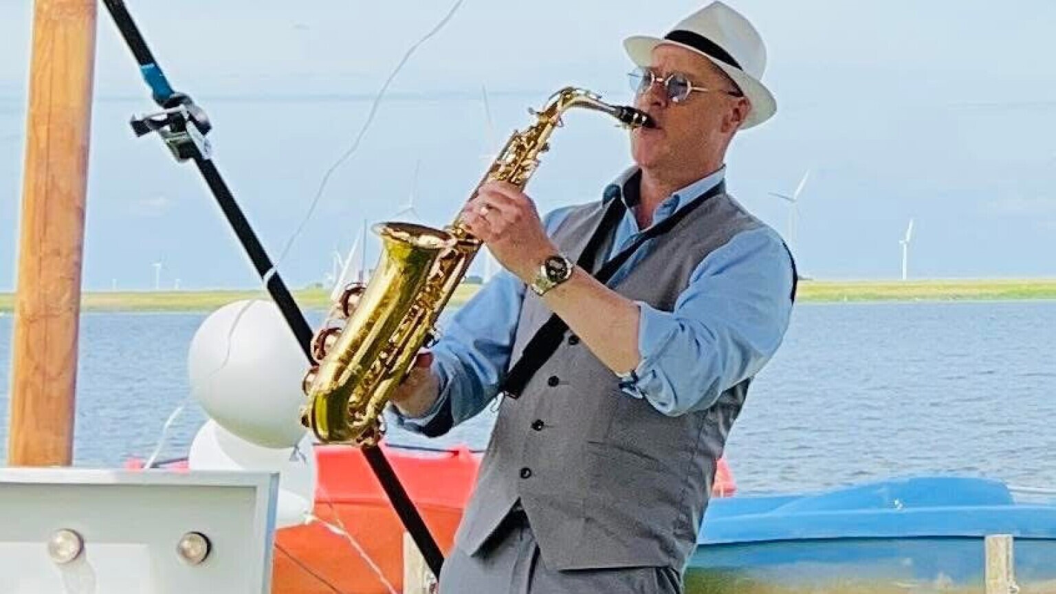 Bruiloft saxofonist Robert