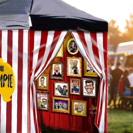 Kunstenaar Aarle Rixtel  (NL) Duo-act Museumpie | S&H