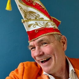 Carnaval Ouderen MuziekBINGO Oranje Man