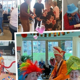 Carnaval Ouderen MuziekBINGO Oranje Man