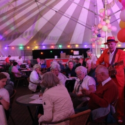 Carnaval Ouderen MuziekBINGO Oranje Man