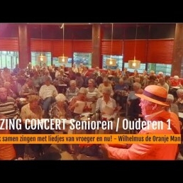 Carnaval Ouderen MuziekBINGO Oranje Man