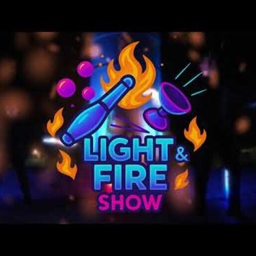 Ezra's High-End LED Juggling Show