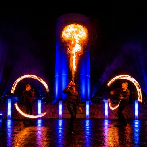 Event show Middelburg  (NL) Ezra Veldman's Premium LED & Fire Show