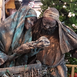 Actor Beilen  (NL) Joseph and Mary with baby Jesus