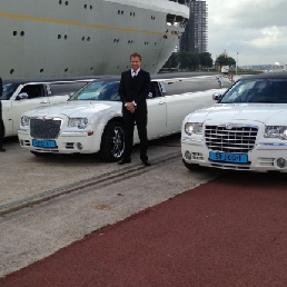 Party vehicle Groningen  (NL) Chrysler 300C White Limousine