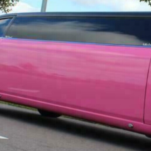 Party vervoer Groningen  (NL) Roze Chrysler Limousine