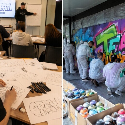 Trainer/Workshop Mill  (NL) 4XM Graffiti Workshop