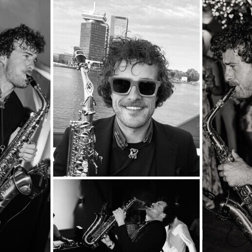 Saxofonist Barneveld  (NL) Saxofonist Ivar on Sax