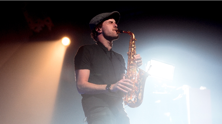 Saxofonist Ivar on Sax