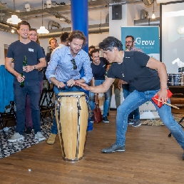 Trainer/Workshop Huizen  (NL) Businessbeat percussion workshop