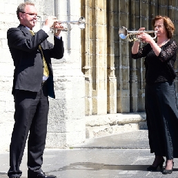 Arjan & Edith Post trompettisten duo