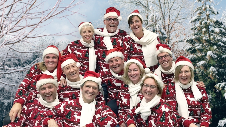 Christmas choir The Santa Singers