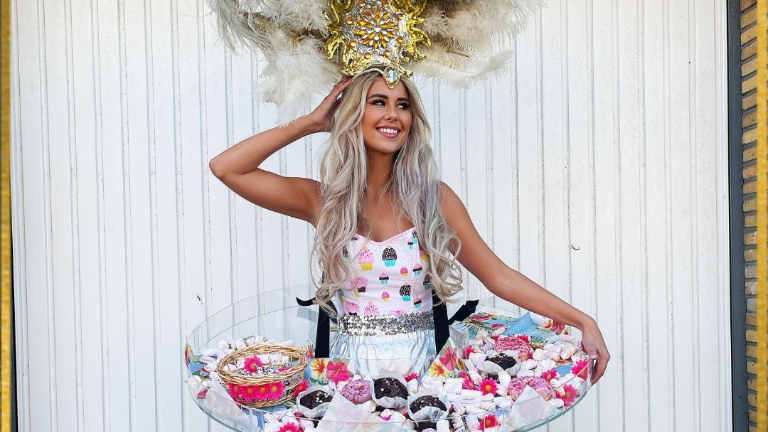 Thema dames acts/donutmeisje/cupcakegirl