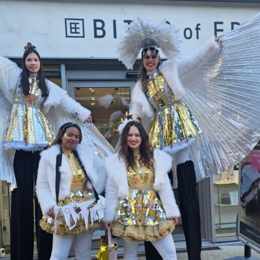 Animatie Waddinxveen  (NL) Gouden steltenlopers