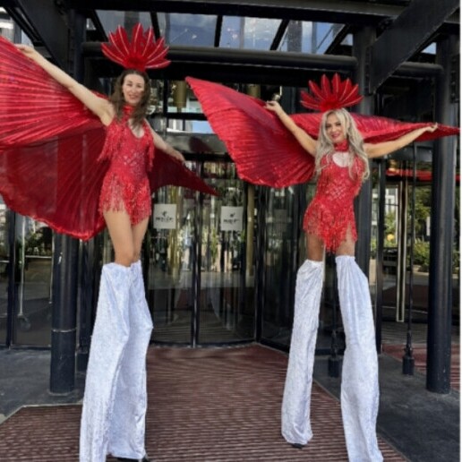 Actor Waddinxveen  (NL) Cupid's stilt walkers