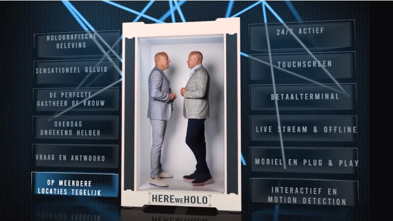 3D Hologram Act - HEREweHOLO box