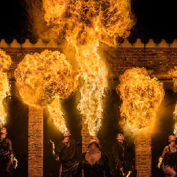 Burning Man Vuur show | 3pers | Satyra