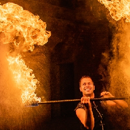 Burning Man Vuur show | 3pers | Satyra