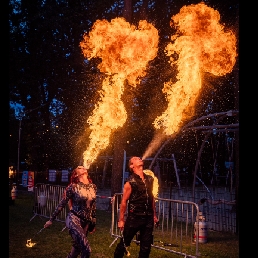 Duo Fire show | Vuurspuwen | Satyra