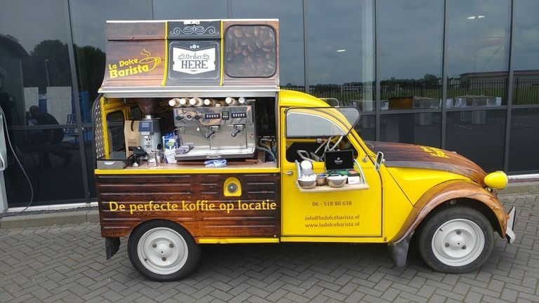 Koffie-Eend op locatie, La Dolce Barista