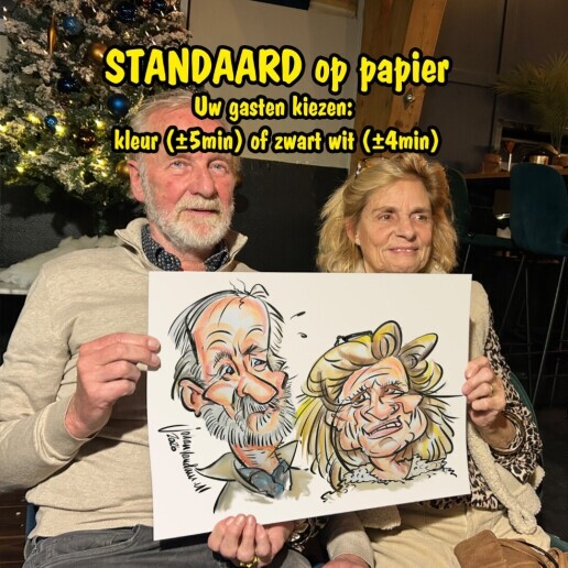 Artist Leiderdorp  (NL) Caricatures on paper (color/black and white)