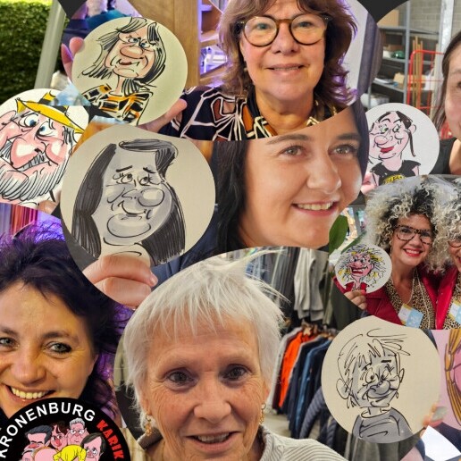 Kunstenaar Chaam  (NL) Sneltekenaar / karikaturist Ronald