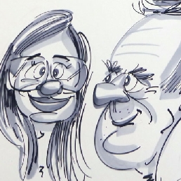 Speed sketch artist / caricaturist Ronald