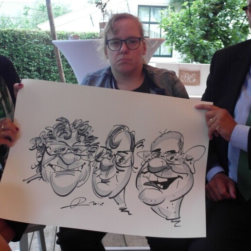 quick sketch artist/ caricaturist Ronald