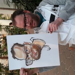 Artist Cuijk  (NL) Live caricaturist