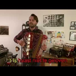 Accordeonist Gijs Leegwater