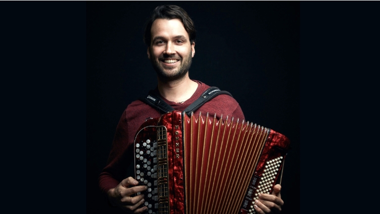 Accordeonist Gijs Leegwater