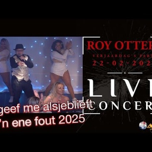 Singer (male) Apeldoorn  (NL) Accordionist / Singer Roy Otters