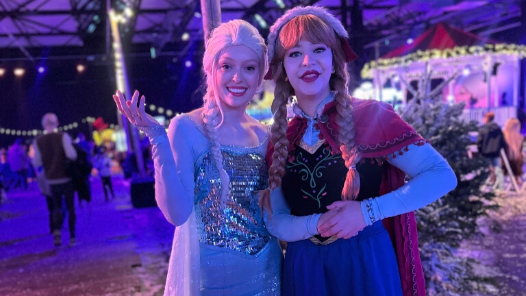 Hiring snow sisters Anna and Elsa