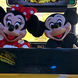 Mascotte inhuren Mickey en Minnie