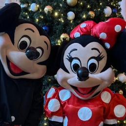 Mascotte inhuren Mickey en Minnie