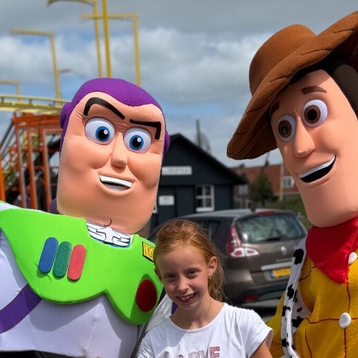 Karakter/Verkleed Diemen  (NL) Mascotte / looppop inhuren voor events