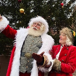 Santa en Mrs. Claus