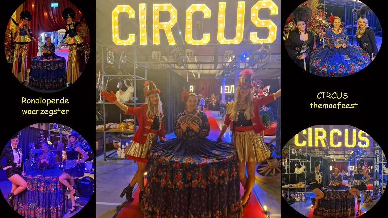 Walking fortune teller Circus theme