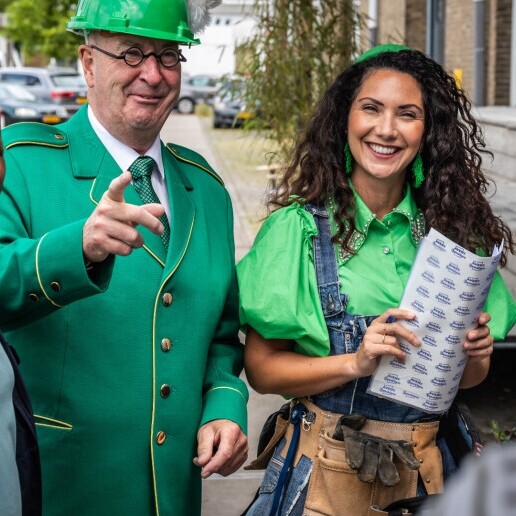 Animatie Rotterdam  (NL) Gastvrouw - Hostess Bouw thema