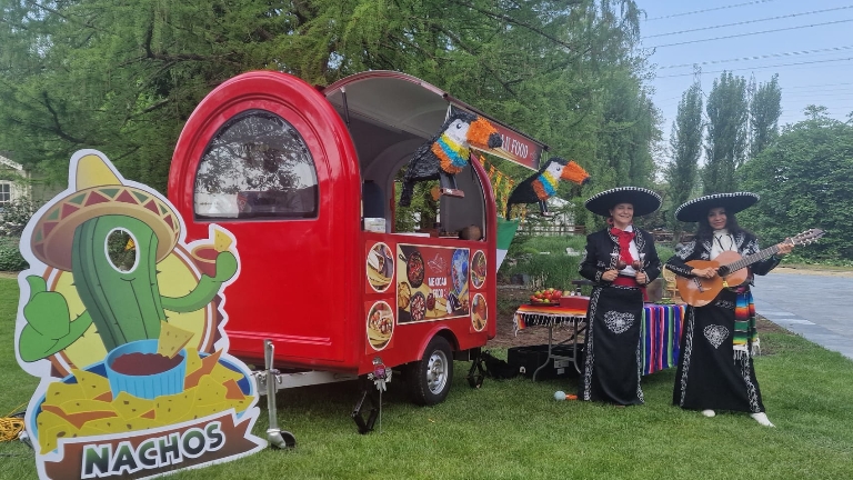 Nachos and Burritos Mexican food truck